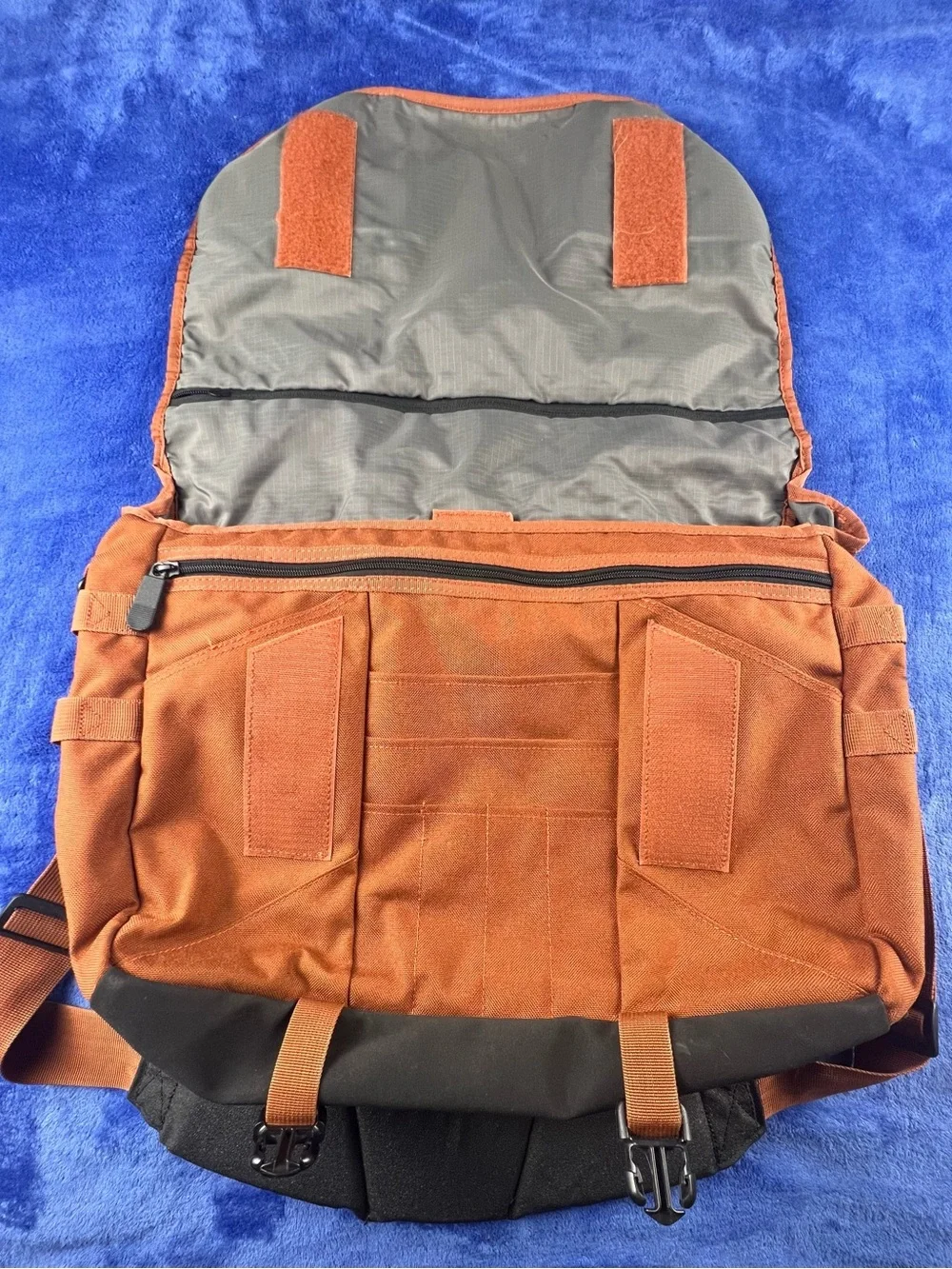Tenba Orange Nylon Messenger Camera Photo Bag Crossbody Laptop Case